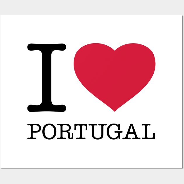 I LOVE PORTUGAL Wall Art by eyesblau